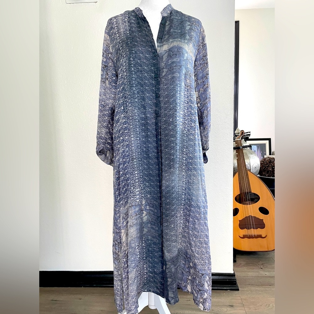 Johnny Was Biya 100% Silk Tunic Dress